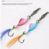 5pcs Sequin Spoon Metal Wobbler Spinner Bait Sequins Crank Bait 2025 Rotating Spinner Spoon