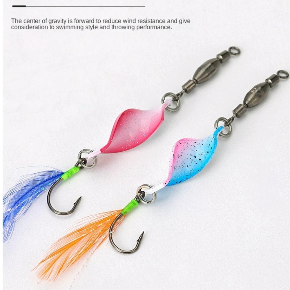 5pcs Sequin Spoon Metal Wobbler Spinner Bait Sequins Crank Bait 2025 Rotating Spinner Spoon