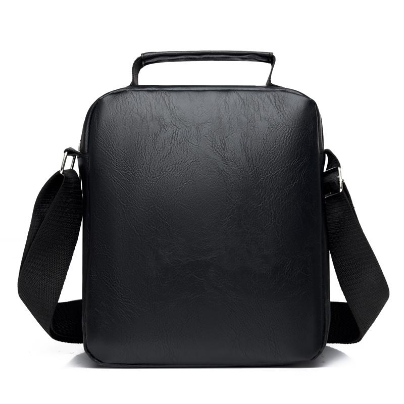 Men's PU Leather Crossbody Shoulder Bags High Quality Tote Fashion Business Man Messenger Bag Leather Bags Fanny Pack