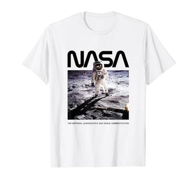 NASA Apollo 11 Lunar Astronaut's Famous Worm Logo T-shirt