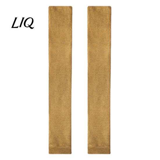 Soft Heat Storage Calf Warmers Thickened Over-the-knee Leg for Women, Thermal Sleeves, Cozy Home Use Anti-slip Long Knee High Socks Winter Cold