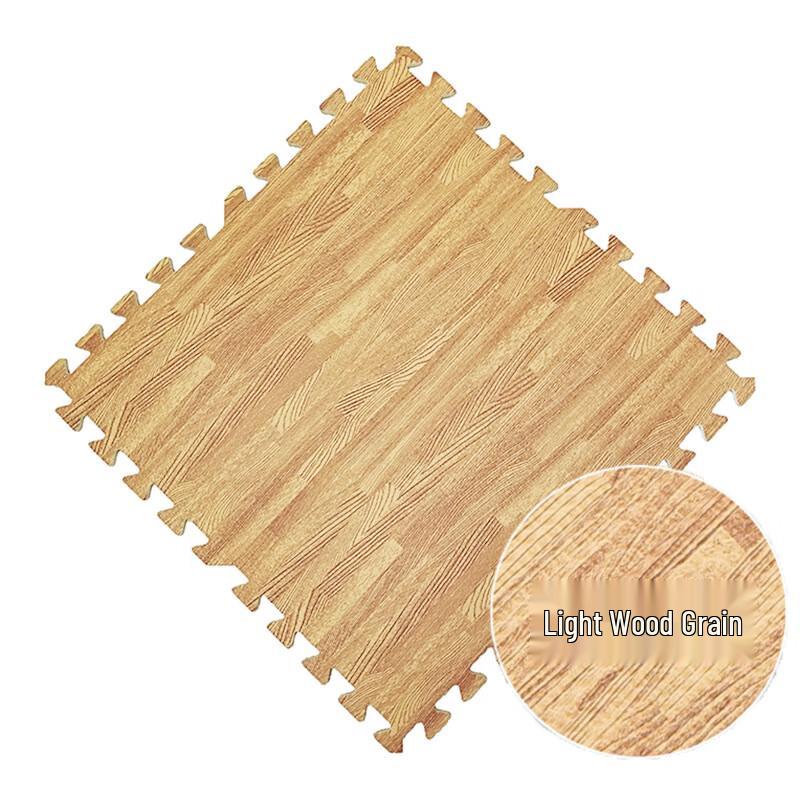 DIYIN Wood Grain Foam Interlocking Play Mat