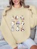 European Halloween Ghosts Reading Fleece-lined Sweatshirt