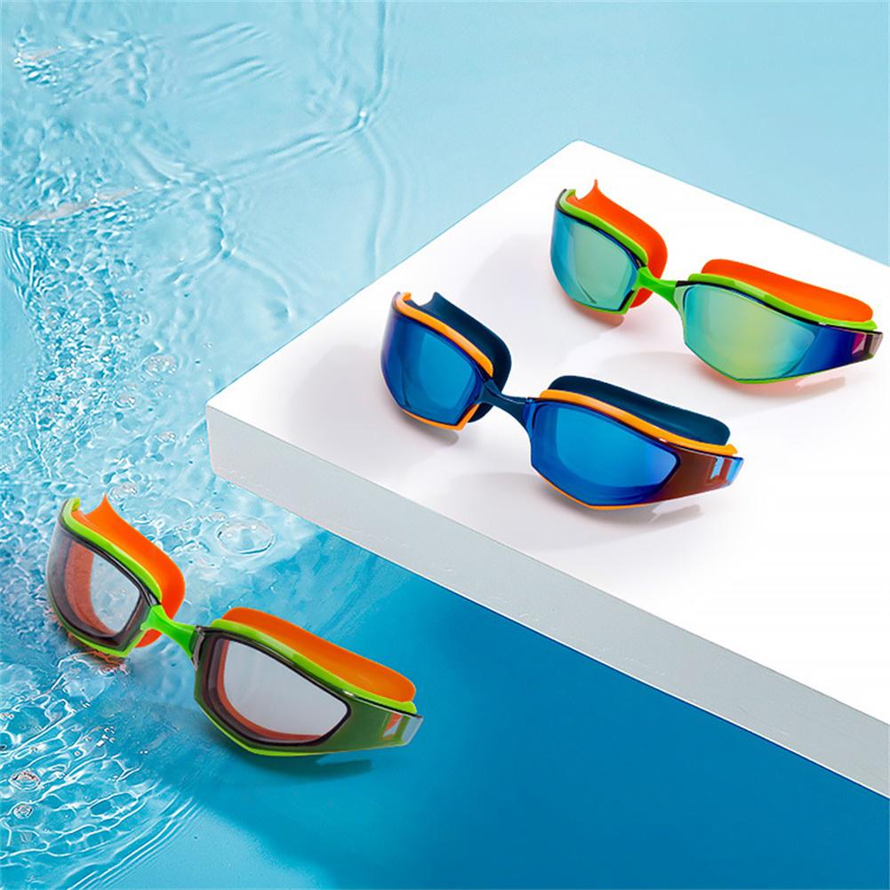 Swim Goggles Silicone Wide Scope Glasses For Swimming Race Anti-fog Coating