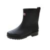 New short rain shoes women's fashion medium rain boots women's trend adult work shoes women