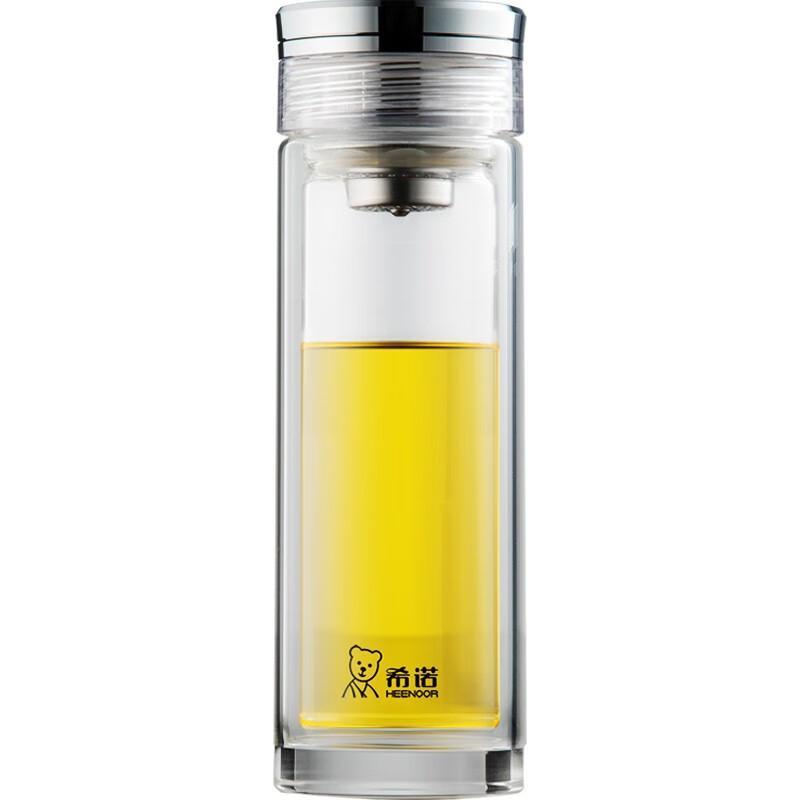 Zhi Shi Double Wall Glass Tea Infuser Bottle
