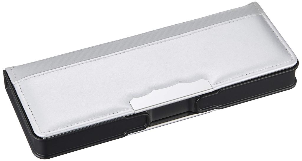Sunstar Stationery Yokopita Trad Compact Pencil S1313398 Case, Silver,