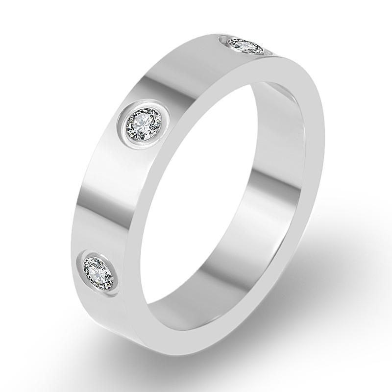 

Chic Stainless Steel Love Ring Luxury Cubic Zirconia Gold Plated Finger Ring for Women Fashion Charm Wedding Jewelry Party Gifts 5
