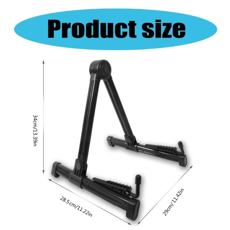 Adjustable Electric Guitar Stand Universals Folding Musical Instrument Stand Suitable for Electric Guitar, Ukuleles