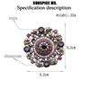 Turkish Brooch Pin For Women Antique Gold Color