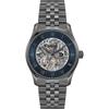 Principle Skeleton Blue Grey Stainless Steel Men's Automatic Watch 1514254
