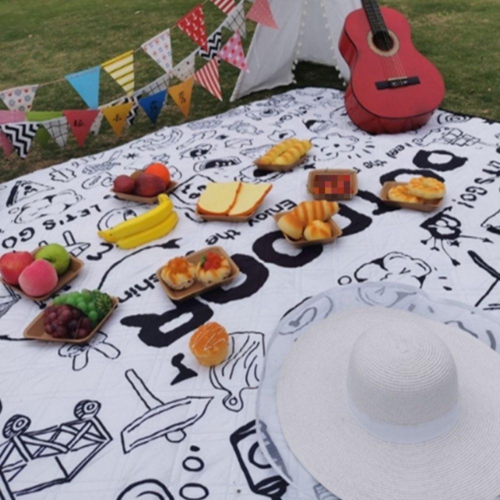Comfortable Outdoor Picnic Mat Collapsible Beach Blanket Comfortable Picnic Carpet Beach
