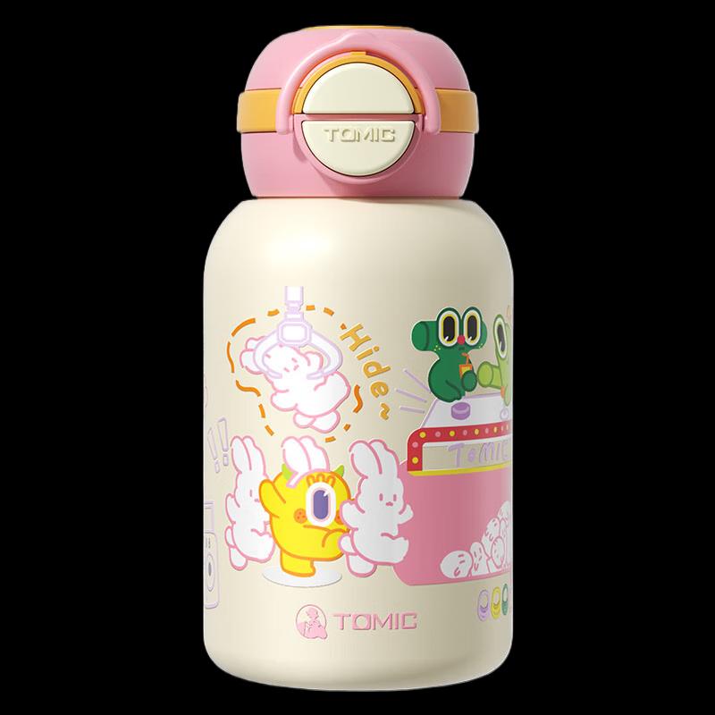 

TOMIC Kids 316 Stainless Steel Insulated Water Bottle with Straw
