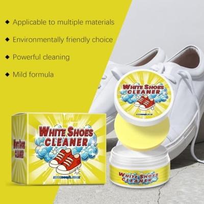 Multifunctional White Shoes Cleaner Mild Ingredients with Sponge Sneaker Cleaner Just Wipe Clean No Need To Wash