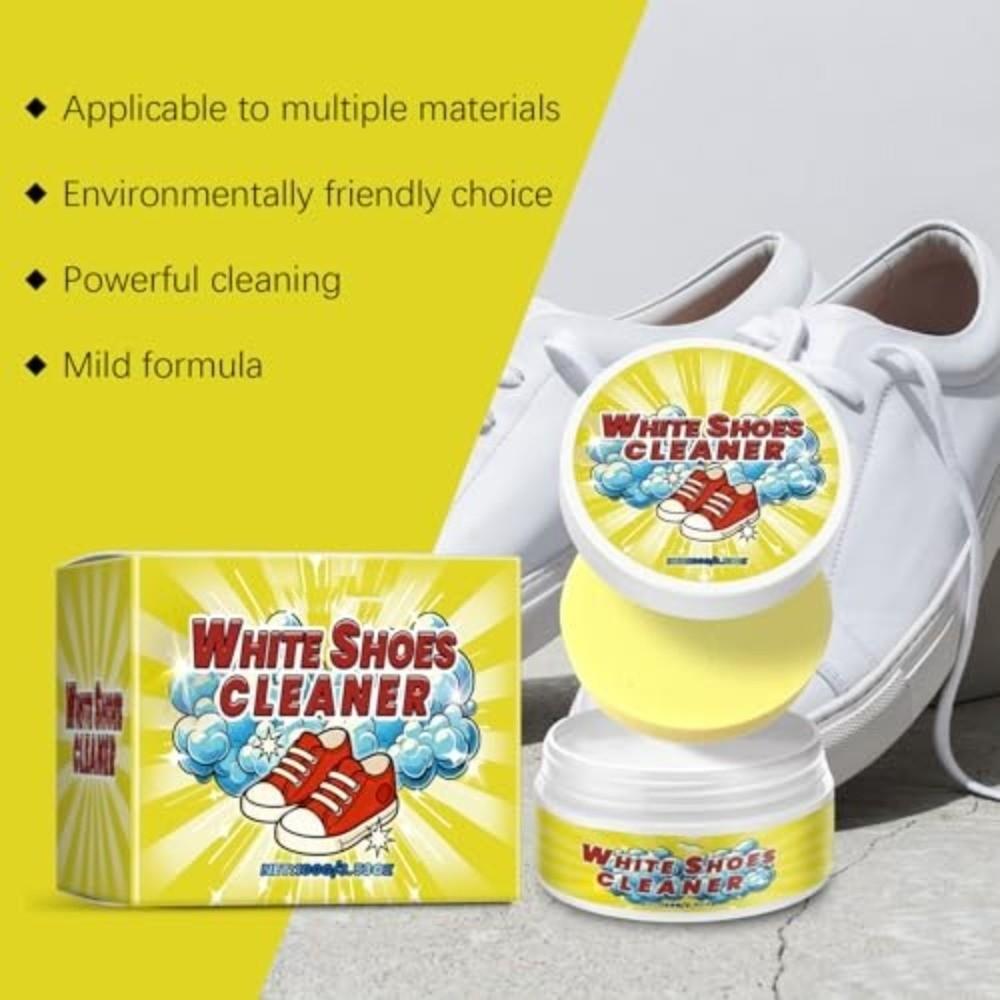 Multifunctional White Shoes Cleaner Mild Ingredients with Sponge Sneaker Cleaner Just Wipe Clean No Need To Wash