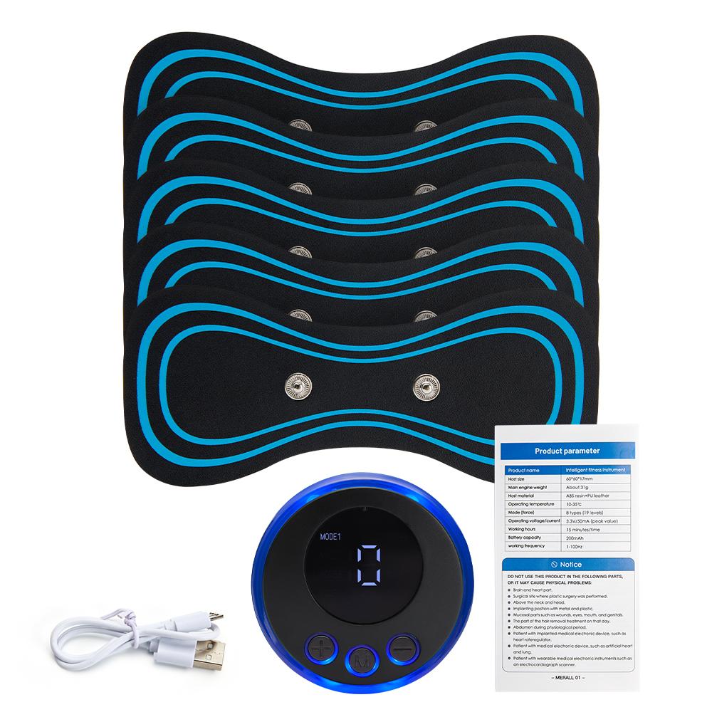 EMS Neck Massager Electric Neck Stretcher Cervical Muscle Pain Relief Shoulder Relaxation Massage Patch Mini Neck Massager Patch