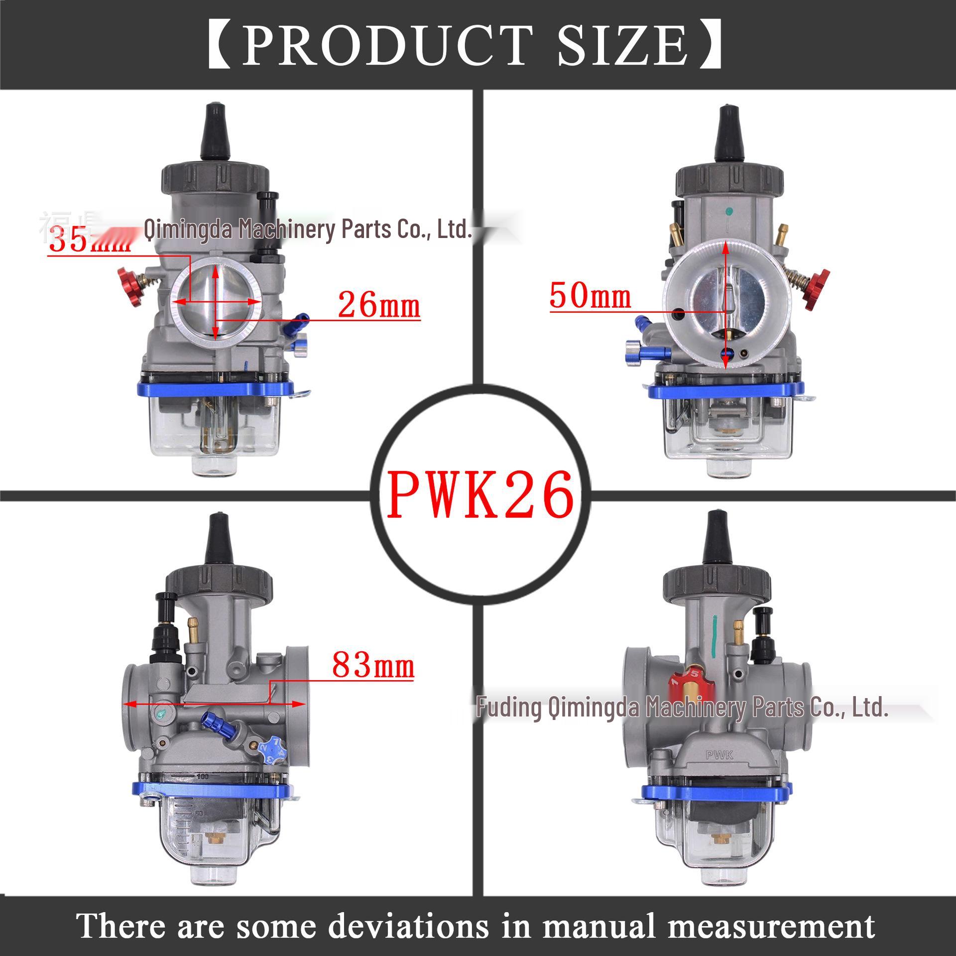 

CNC Clear Bottom PWK Carburetor Bowl 21-34mm for ATV/UTV