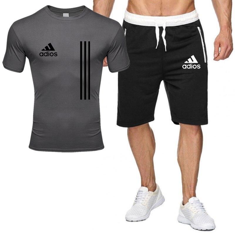 Tuta da uomo Tuta sportiva estiva Running fitness Set a due pezzi acquista  in modo economico — spedizione gratuita, recensioni reali con foto — Joom