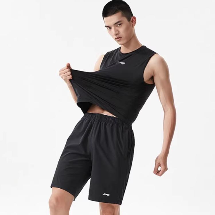 Li Ning Fitness Clothing Men's Thin Straight Fit YUDT059-3