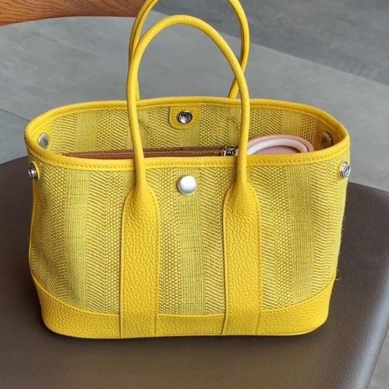 Borsa a Tote Donna Grande Capacità Elegante Borsa da Lavoro per Pendolari Leggera Borsa da Giardino