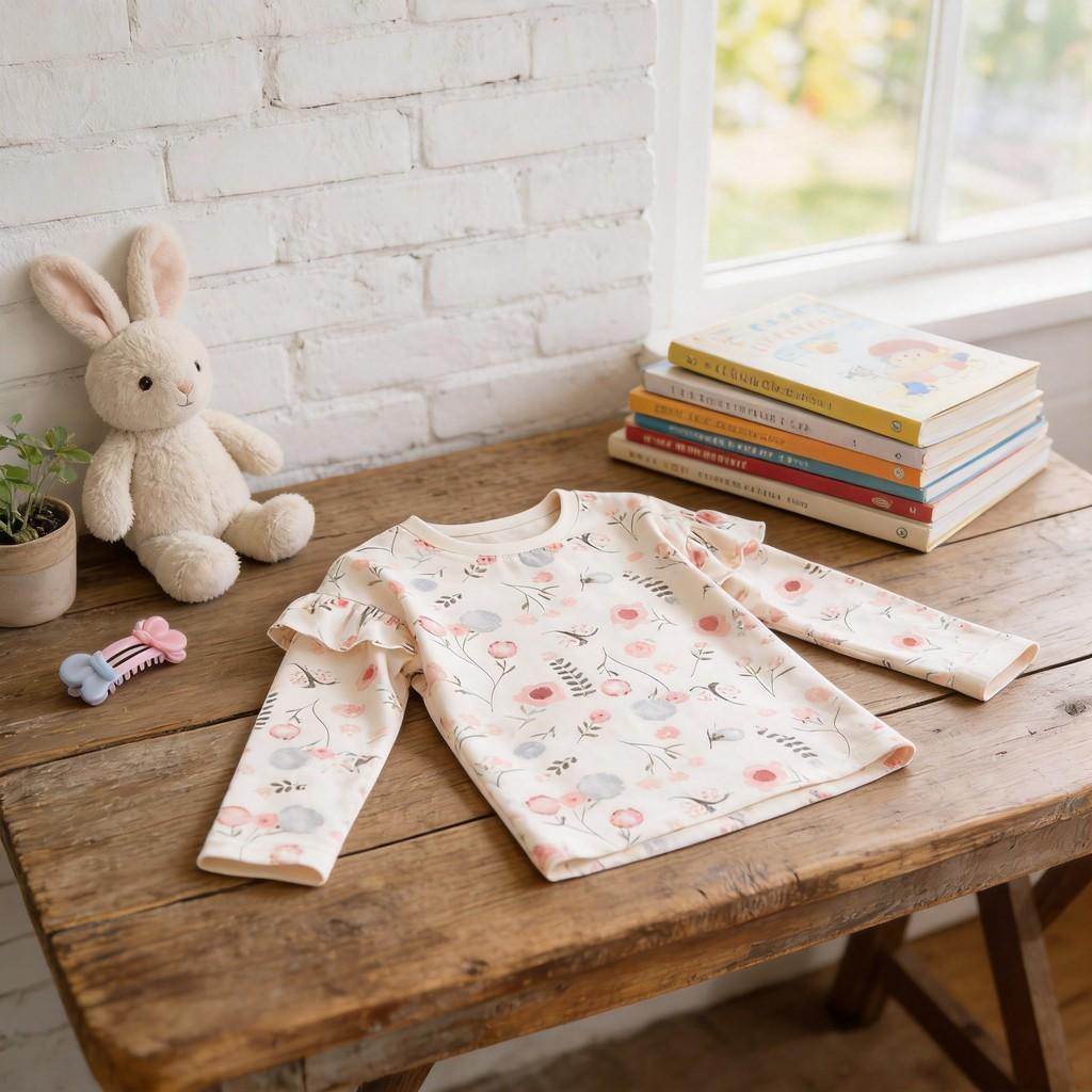 Girl T Shirt Cotton Animal Cartoon Long Sleeve For Kids