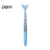 Macaron Color Office Supplies 4PCS Mermaid Fish Tail Gel Pens Set, Gradient Transparent Barrel And Glossy Aesthetic Fin Decor, Smooth Writing