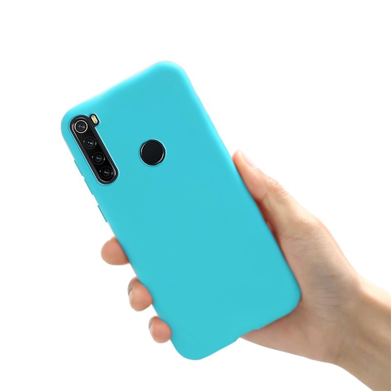 Custodia Morbida In Silicone Tinta Unita Candy Per Xiaomi Per Redmi Note 8T 8 7 7A 6 6A 5 Pro Cover Morbida In TPU Opaca Per Telefono Per Redmi Note 9 9S - Foto 5