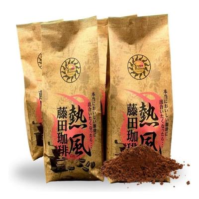 Fujita Coffee Hot Air Blend Set 500g X 4 Bags Medium Grind Mocha Colombia Honduras Great Value Set Iced Coffee Popular Espresso 2kg Bulk Purchase