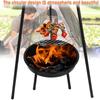 Stativ Outdoor Feuerstelle BBQ Runde Schale Garten Terrasse Extra Großer Grill