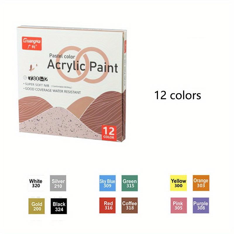 

12/24/36 цветов, маркеры на водной основе с хлопковым стержнем, маркеры, ручки премиум-класса для дерева, холста, камня, наскальной живописи, стекла, керамических поверхностей, поделок своими руками