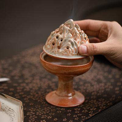 Vertical Incense Burner Mini Hollow Incense Burner Bracket Portable Desktop Decoration Home Aromatherapy Incense Burner