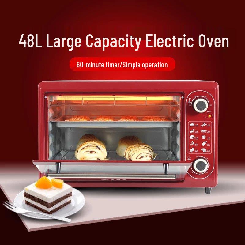 48L Multi-Function Commercial Electric Oven with Dual Temperature Control