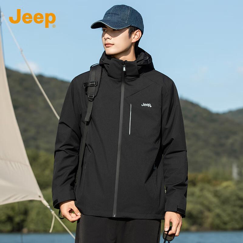 Jeep Men's 3-in-1 Casual Outdoor Jacket
