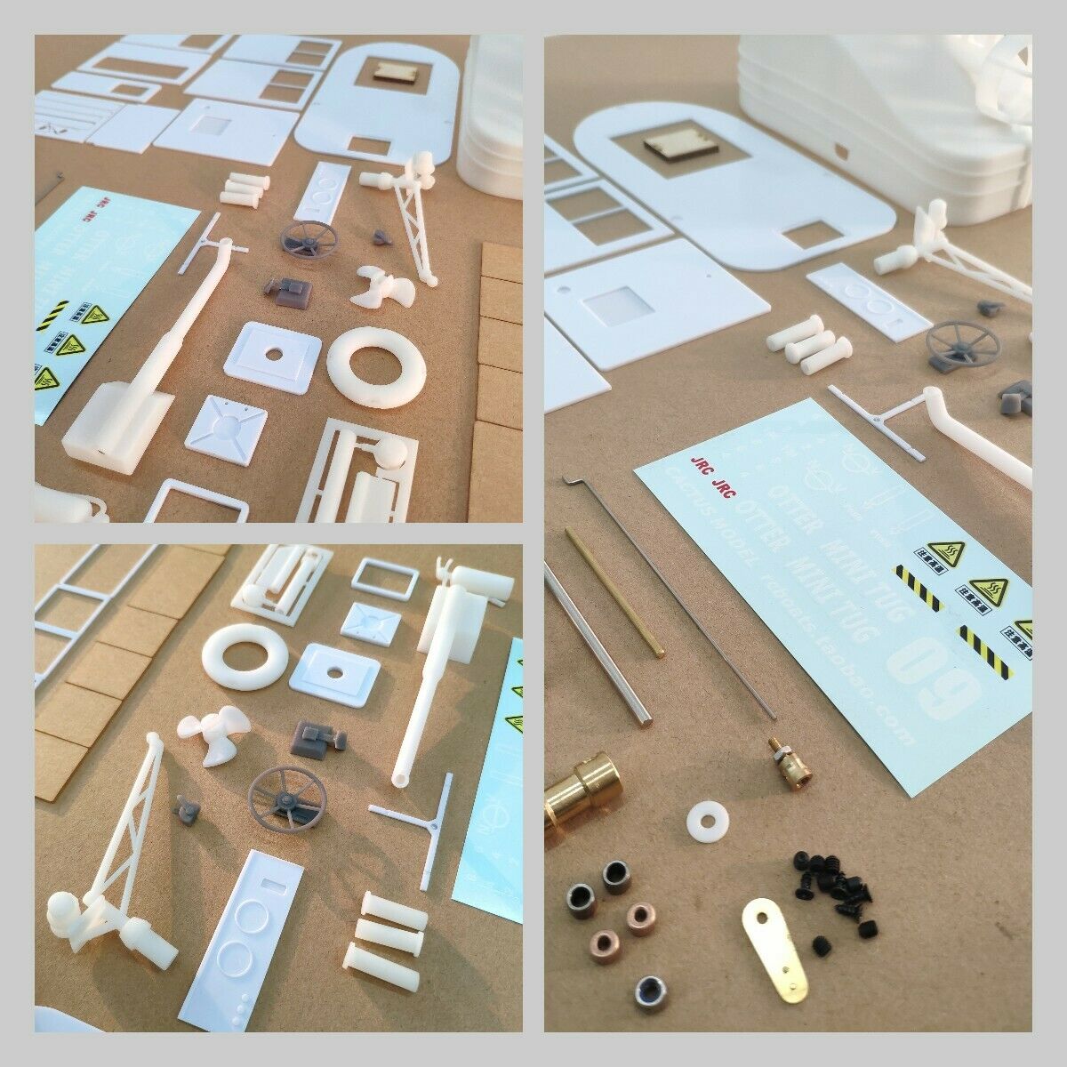 

1:18 180 мм Q5 Mini Tugboat Rescue Simulation Remote Control ABS RC Model DIY Kit diy kit