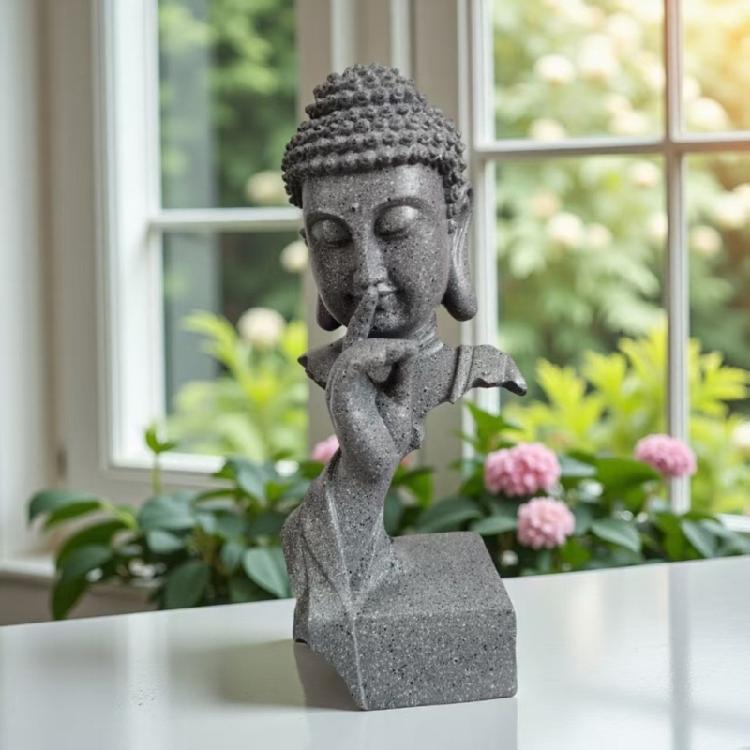 Artistic Buddhas Statue For Home Decors Resin Craft Meditations Buddhist Sculpture With Fine Detail Altar Ornament Gift