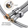 Flexible de Douche - YYV - Universel - 1,5 m - Anti-Torsion - Acier Inoxydable Chromé