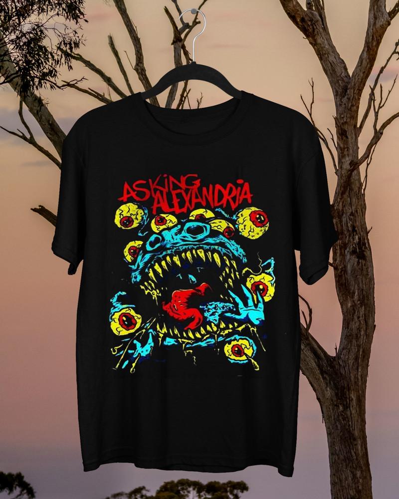 New Asking Alexandria Band Gift For Fan Black S-2345XL Unisex T-shirt Unisex T-Shirt XXL