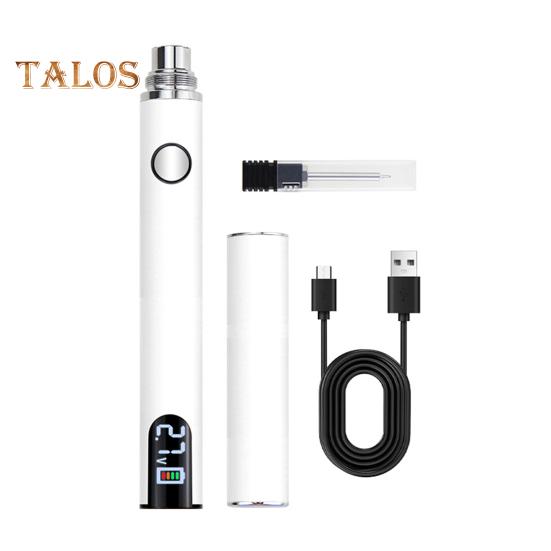 

Набір паяльника Цифровий дисплей Регульована температура Портативний легкий дизайн Перезаряджуваний комплект ручок для паяння дроту білий