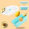 Convenient Removable Lid Fresh-keeping Buckle Closure Space Saving Food Container School Accessory Lunch Container
