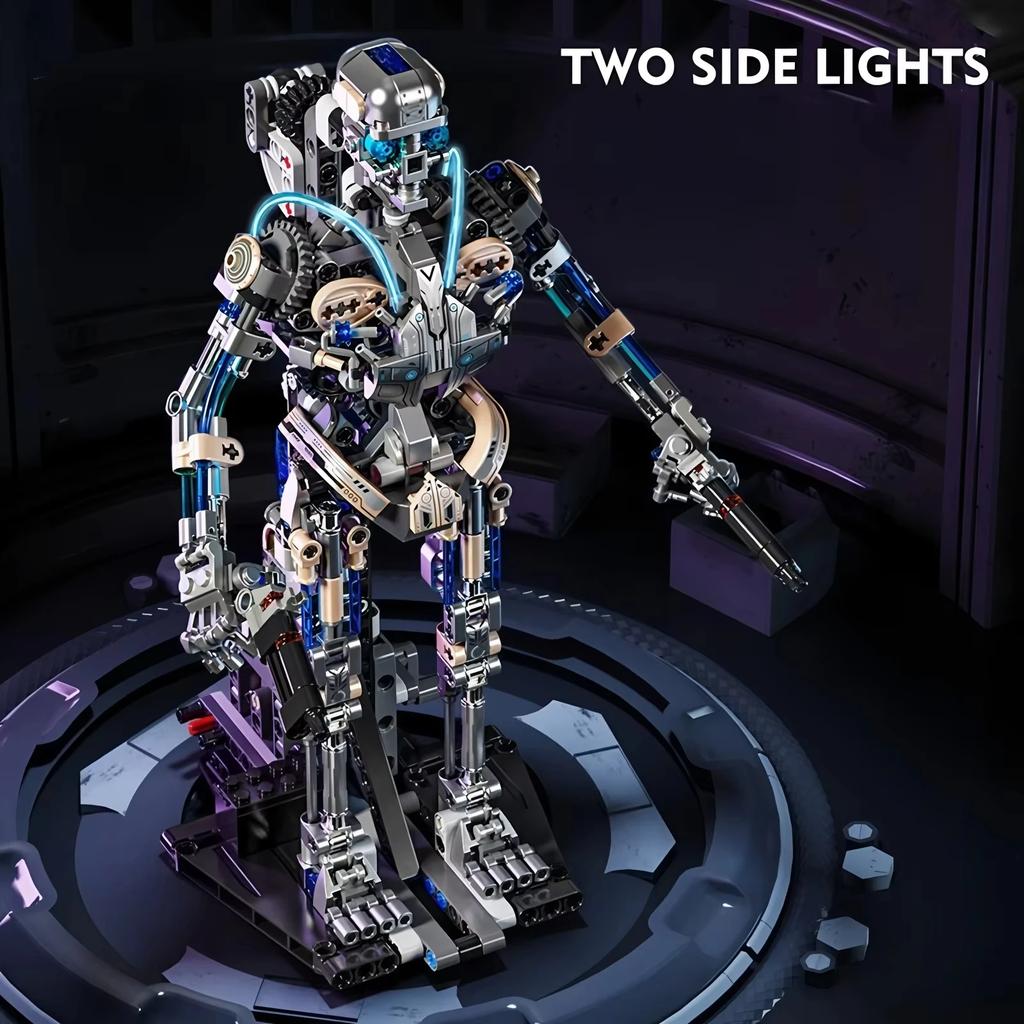 692PCS Skeleton Robot Building Blocks Stem Learning Model Bricks Desktop Decoration Toys For Kids Holiday Gifts