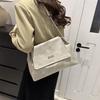 Einfache, lässige Einkaufstasche mit großem Fassungsvermögen im Winter, neue, modische Achseltasche mit einer Schulter, einfache Umhängetasche im Retro-Stil
