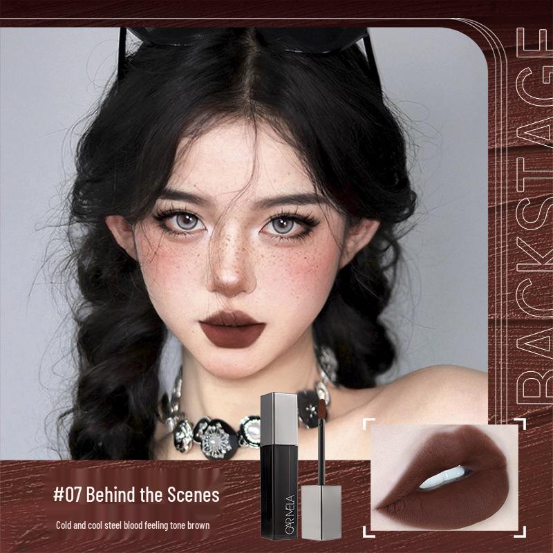 CARMELA Lipstick K04 Milk Coffee Matte Lip Glaze - Autumn/Winter Whitening Authentic.