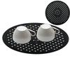 Alfombrilla para fregadero de cocina para el fondo del fregadero, protector contra salpicaduras redondo, alfombrilla para platos, alfombrilla de goteo, accesorios para fregadero de cocina para el hogar, baño, bañera, prevenir