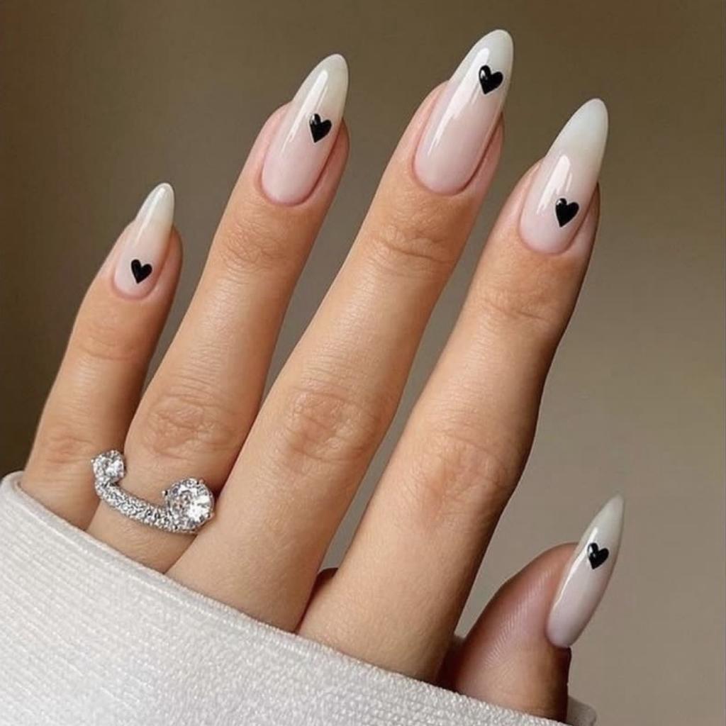 24pcs Detachable Ballerina False Nails Wearable Fake Nails Full Cover Long Nail Tips Manicure Tool Press On Nails