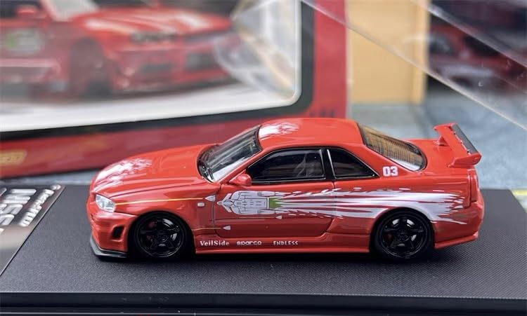 Fast Speed Skyline Nissan Skyline Mk5 R34 FNF Red Fast Speed 1/64 GT-R