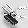 Mini USB To Type C Adapter 5 Pin Male Mini USB To Female USB Type C Data Transfer Connector for GoPro MP3 Camera PC Conventer
