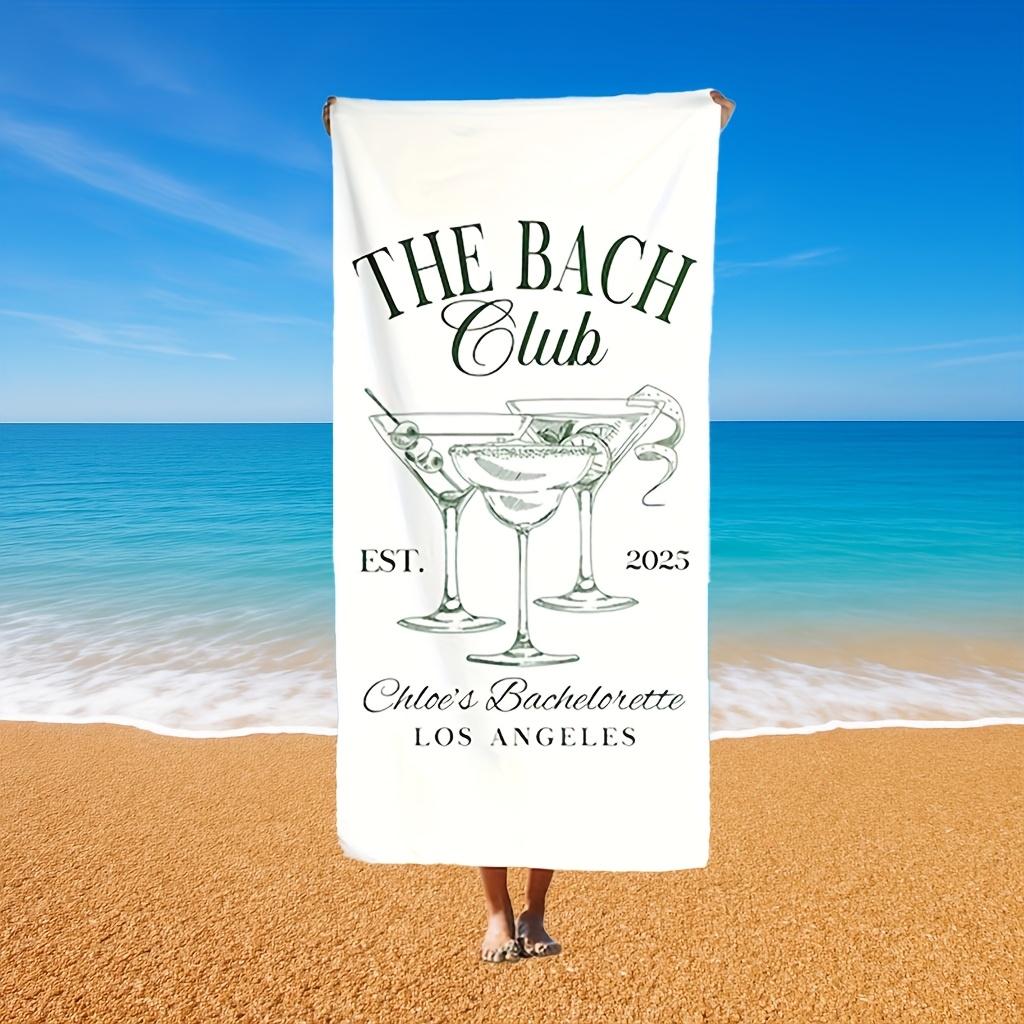 Beach Towel Party Themed Gifts Oversized Microfiber Towel Summer Party Towel for Beach Swimming Bath Sports