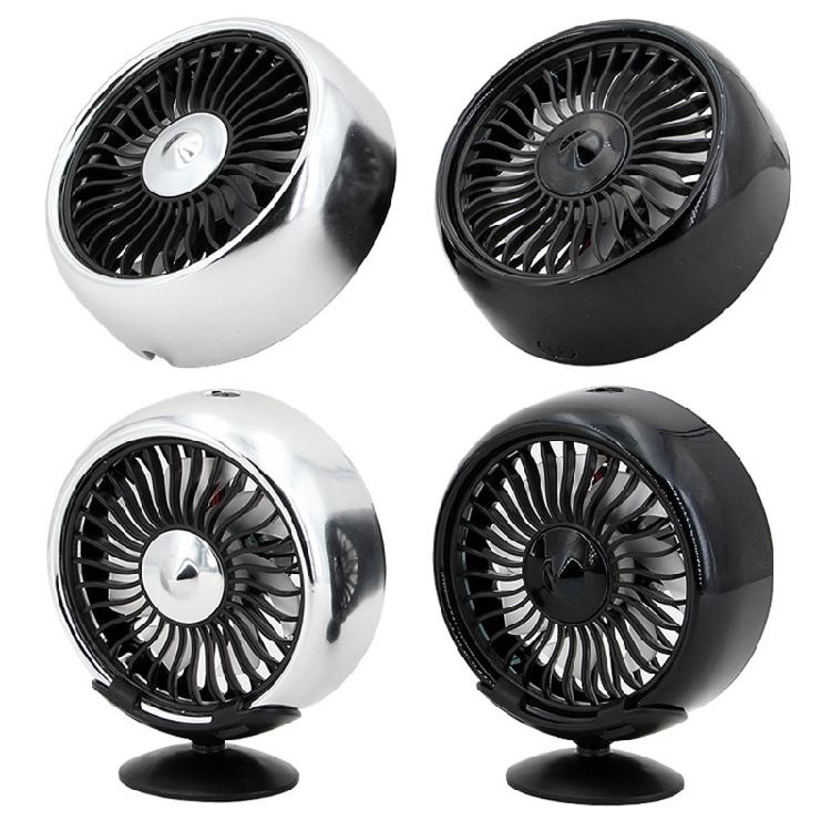 Car USB Fan Air Outlet Lighting LED Flash CoolingFan Portable Cooler Three-speed