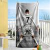 Cr7: Serviette de plage Révélée Séchage rapide Microfibre Douce Confortable Légère Portable pour la Natation, la Plage, le Camping, les Voyages, les Accessoires de Plage, la Salle de Sport