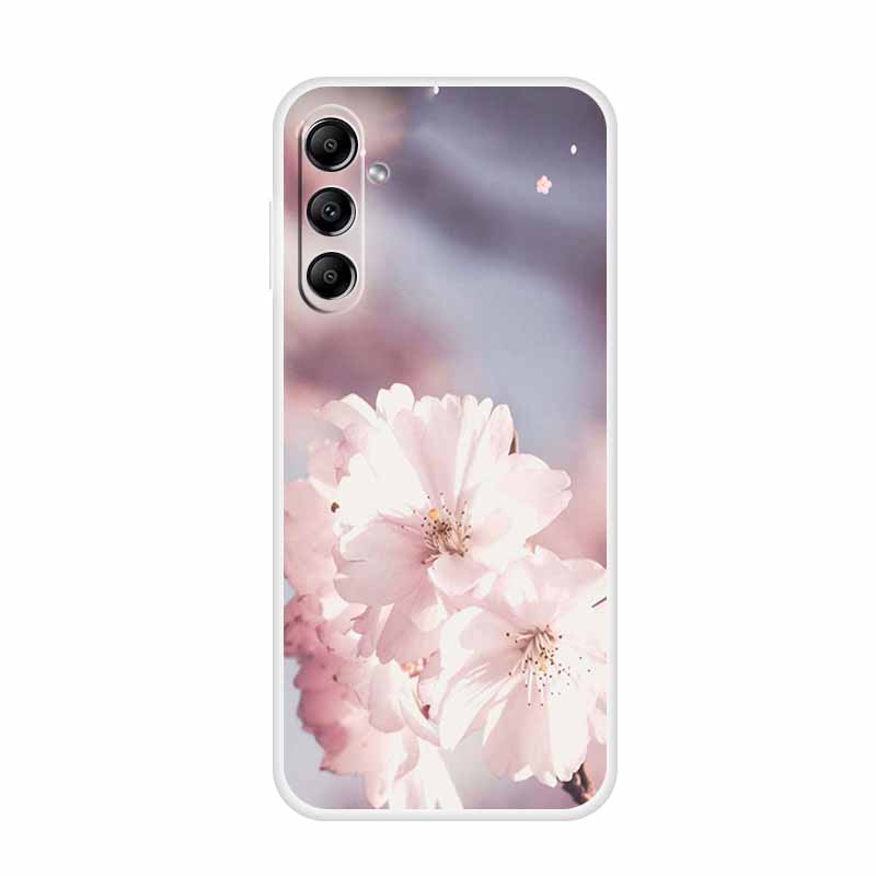For Samsung Galaxy A14 A34 A54 5G Case Cartoon Soft Silicone TPU Cover Coque for Samsung A54 A34 A24 4G Transparent Clear Capa